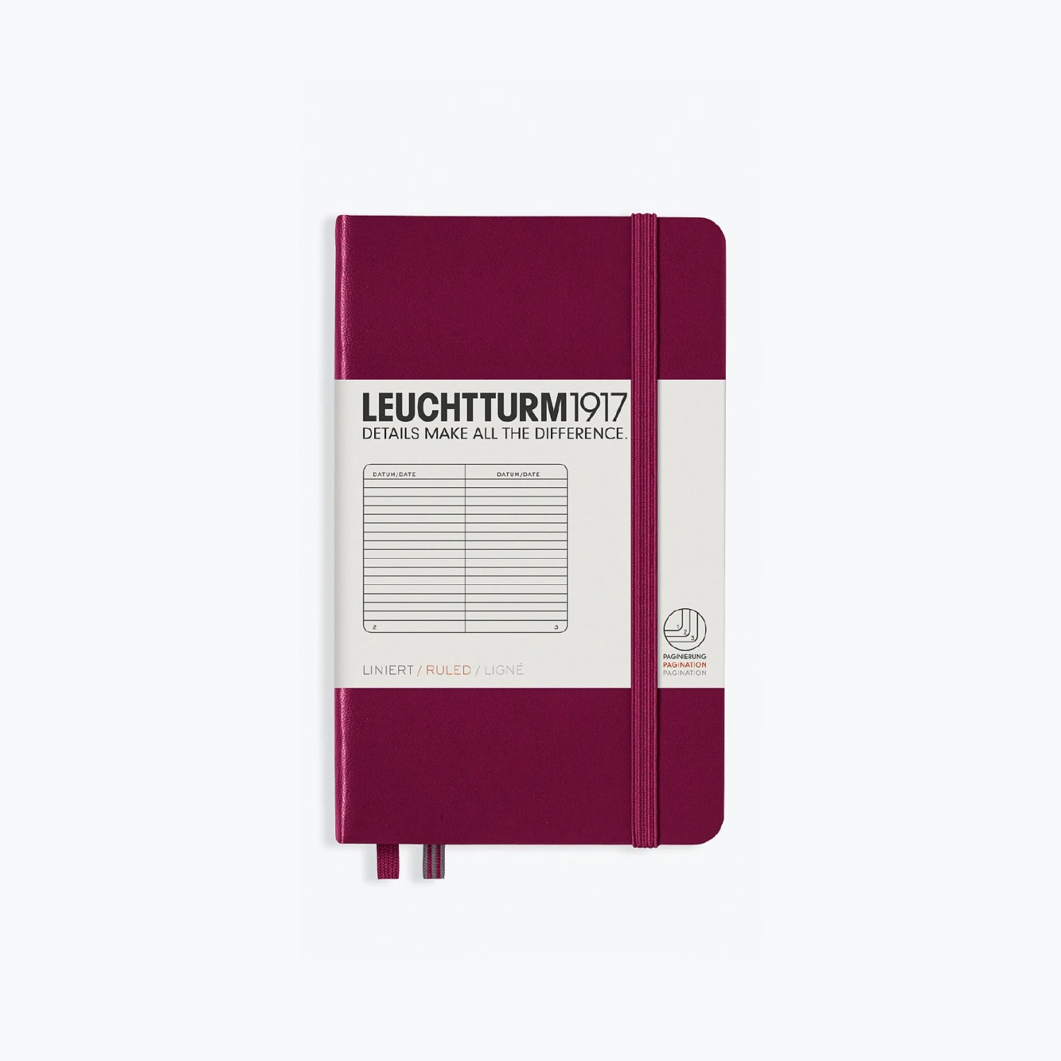 Leuchtturm 1917 Leuchtturm1917 - Notebook - A6 - Port Red Notebooks 3 Leuchtturm 1917 Leuchtturm1917 - Notebook - A6 - Port Red Notebooks