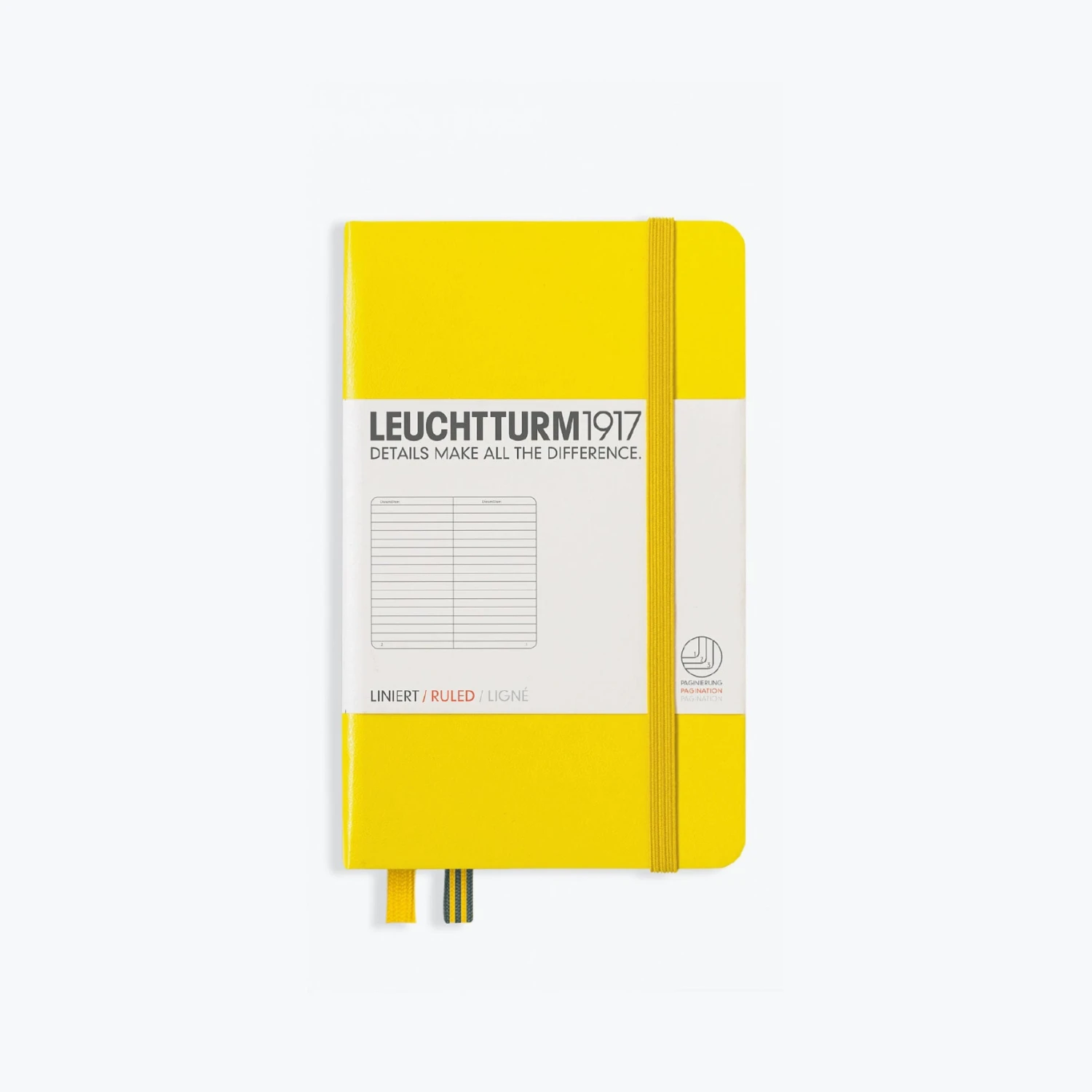 Leuchtturm 1917 Notebooks Leuchtturm1917 - Notebook - A6 - Lemon 3 Leuchtturm 1917 Notebooks Leuchtturm1917 - Notebook - A6 - Lemon