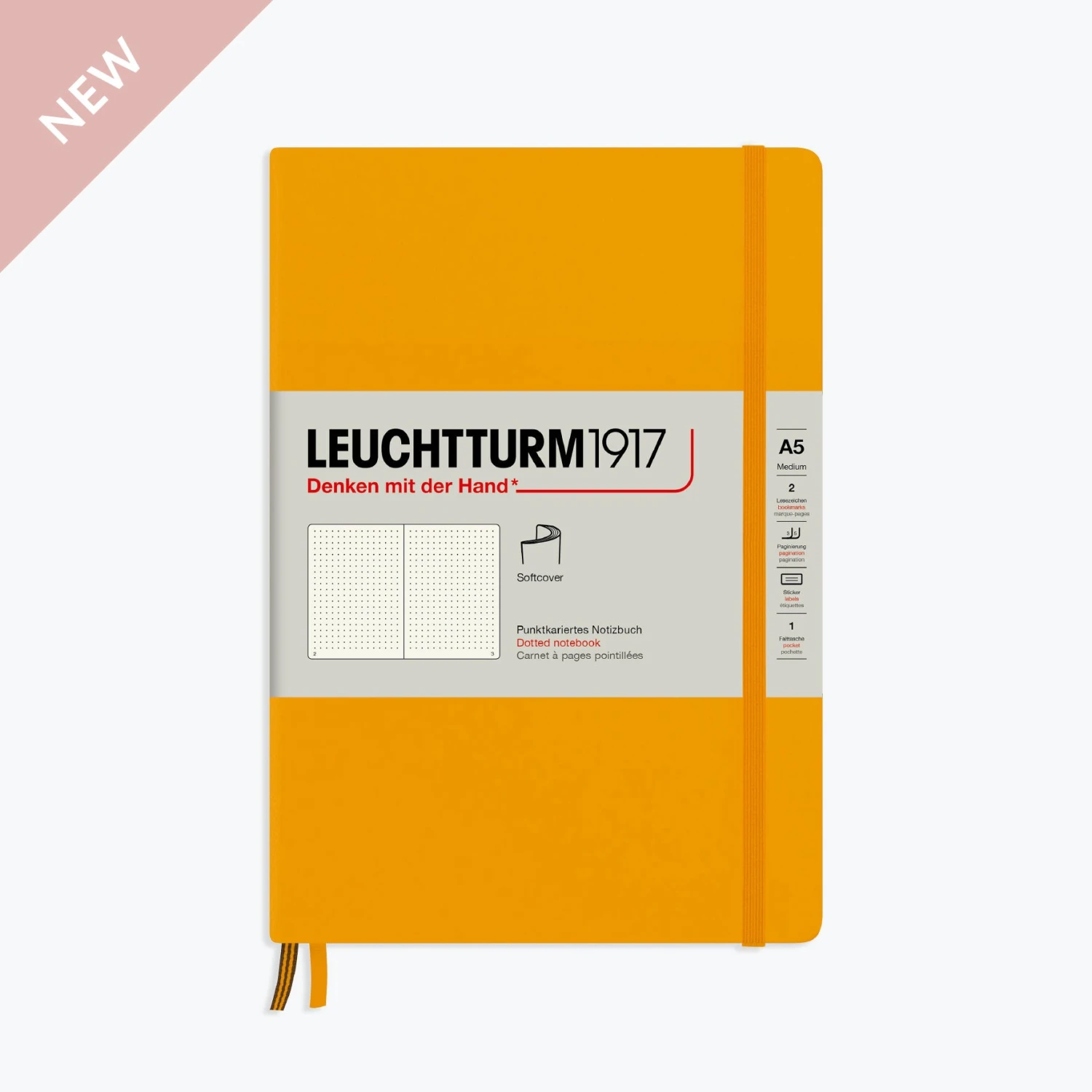 Leuchtturm 1917 Leuchtturm1917 - Notebook - Softcover - A5 - Rising - Rising Sun Notebooks 4 Leuchtturm 1917 Leuchtturm1917 - Notebook - Softcover - A5 - Rising - Rising Sun Notebooks
