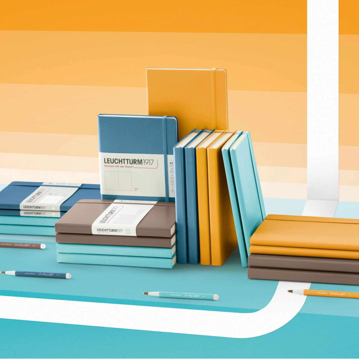 Leuchtturm 1917 Leuchtturm1917 - Notebook - Softcover - A5 - Rising - Rising Sun Notebooks 6 Leuchtturm 1917 Leuchtturm1917 - Notebook - Softcover - A5 - Rising - Rising Sun Notebooks