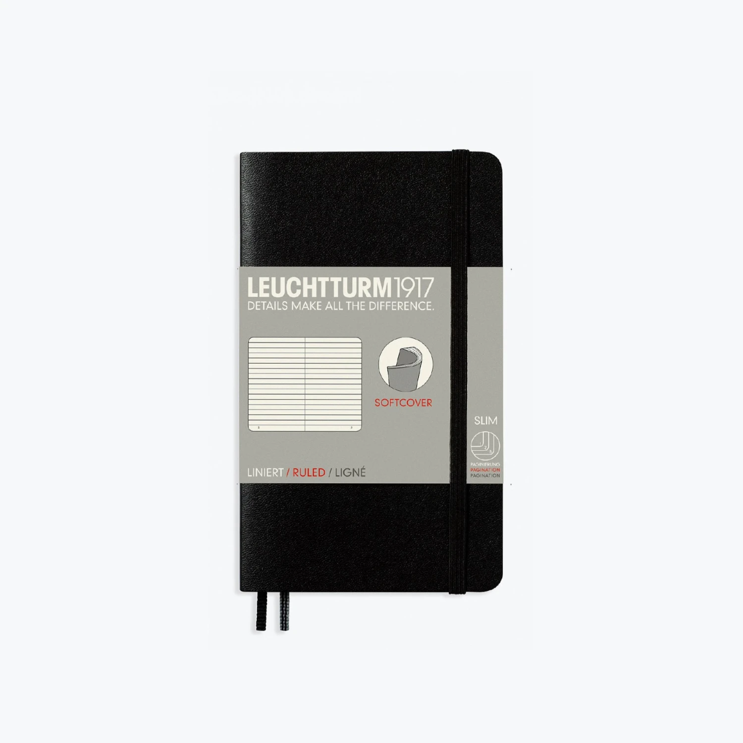 Leuchtturm 1917 Notebooks Leuchtturm1917 - Notebook - Softcover - A6 - Black 3 Leuchtturm 1917 Notebooks Leuchtturm1917 - Notebook - Softcover - A6 - Black