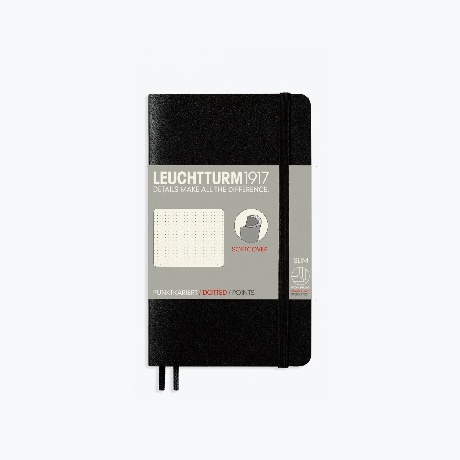 Leuchtturm 1917 Notebooks Leuchtturm1917 - Notebook - Softcover - A6 - Black 5 Leuchtturm 1917 Notebooks Leuchtturm1917 - Notebook - Softcover - A6 - Black
