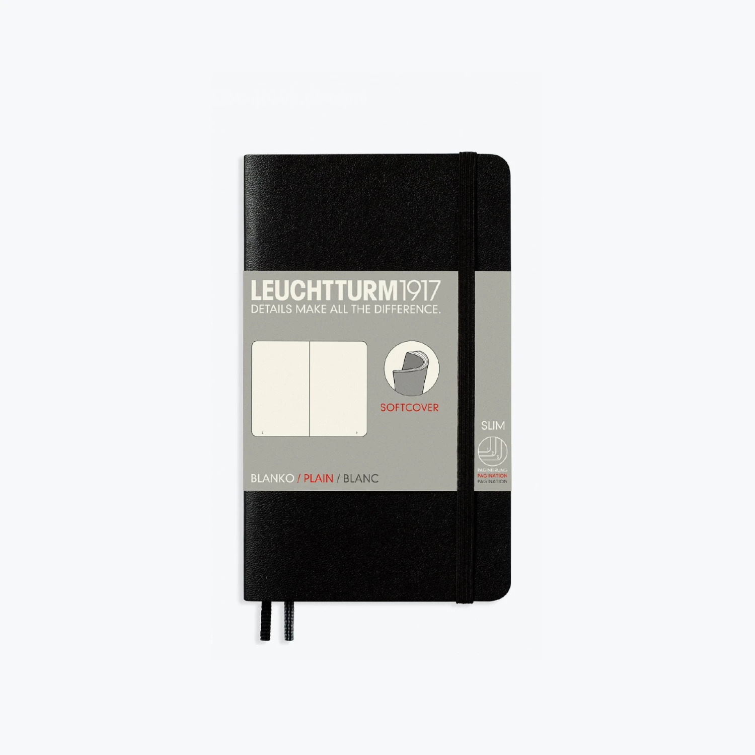 Leuchtturm 1917 Notebooks Leuchtturm1917 - Notebook - Softcover - A6 - Black 6 Leuchtturm 1917 Notebooks Leuchtturm1917 - Notebook - Softcover - A6 - Black