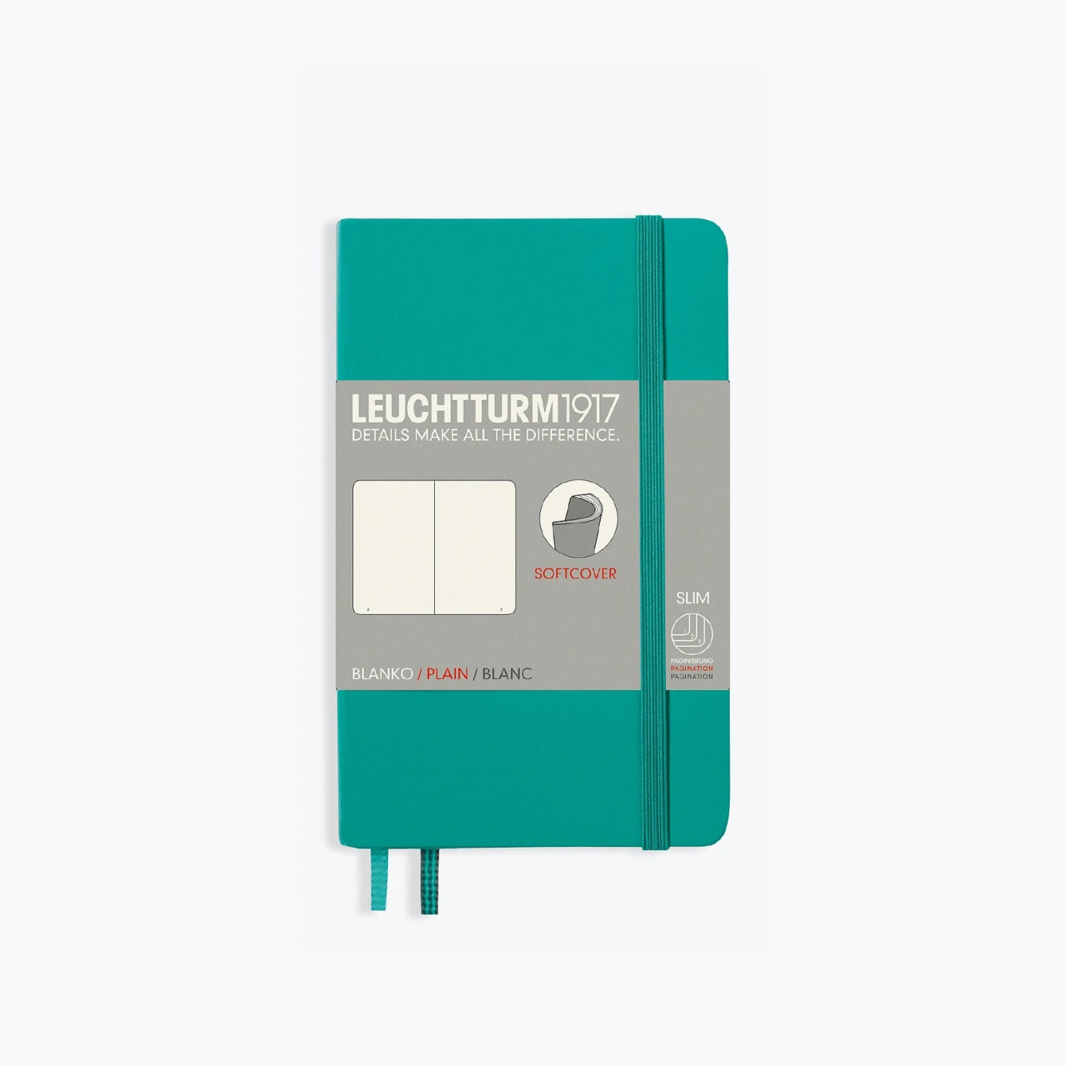 Leuchtturm 1917 Leuchtturm1917 - Notebook - Softcover - A6 - Emerald Notebooks 5 Leuchtturm 1917 Leuchtturm1917 - Notebook - Softcover - A6 - Emerald Notebooks