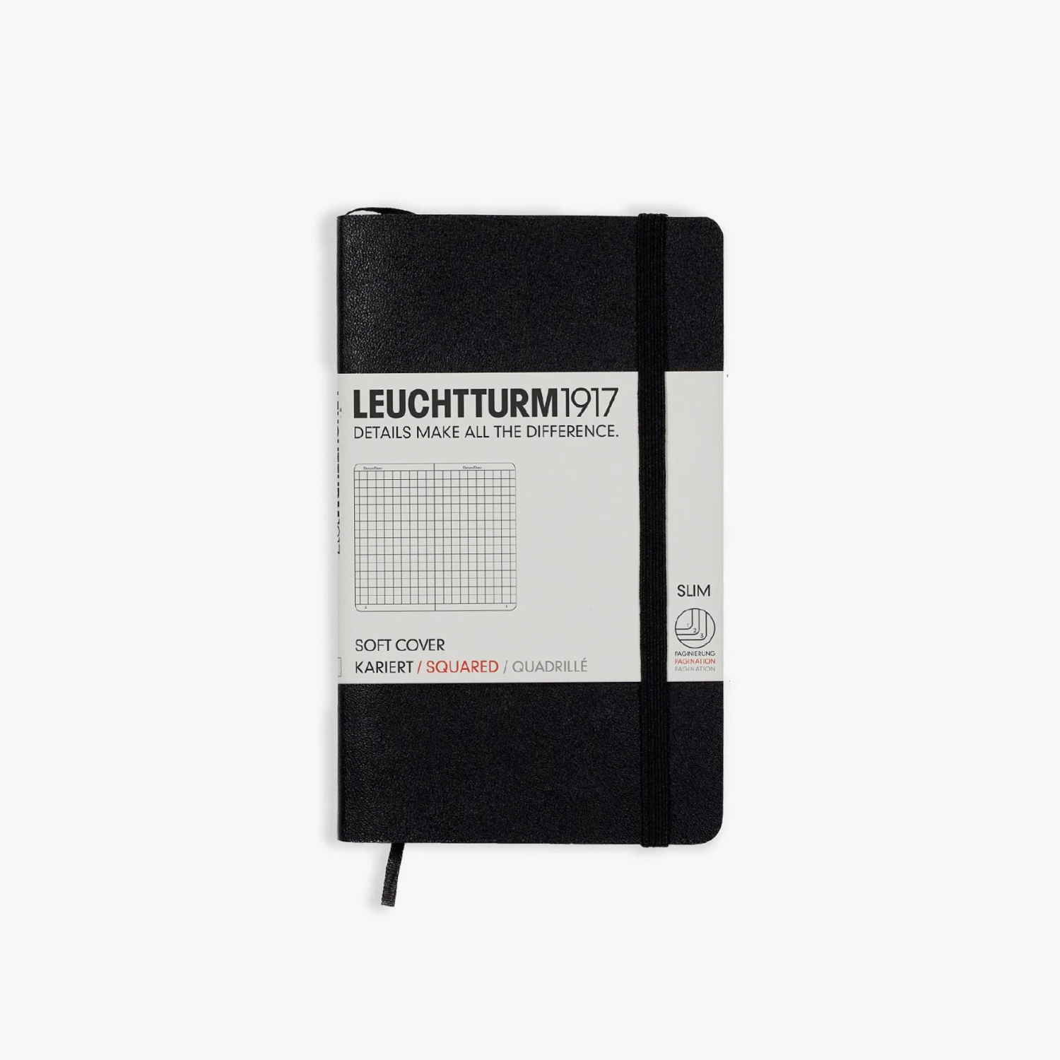 Leuchtturm 1917 Notebooks Leuchtturm1917 - Notebook - Softcover - A6 - Black 4 Leuchtturm 1917 Notebooks Leuchtturm1917 - Notebook - Softcover - A6 - Black