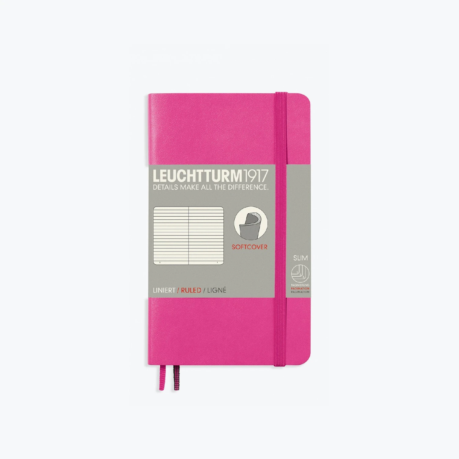 Leuchtturm 1917 Notebooks Leuchtturm1917 - Notebook - Softcover - A6 - New Pink 3 Leuchtturm 1917 Notebooks Leuchtturm1917 - Notebook - Softcover - A6 - New Pink