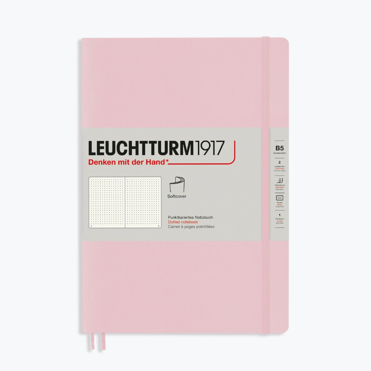 Leuchtturm 1917 Leuchtturm1917 - Notebook - Softcover - B5 - Powder 4 Leuchtturm 1917 Leuchtturm1917 - Notebook - Softcover - B5 - Powder