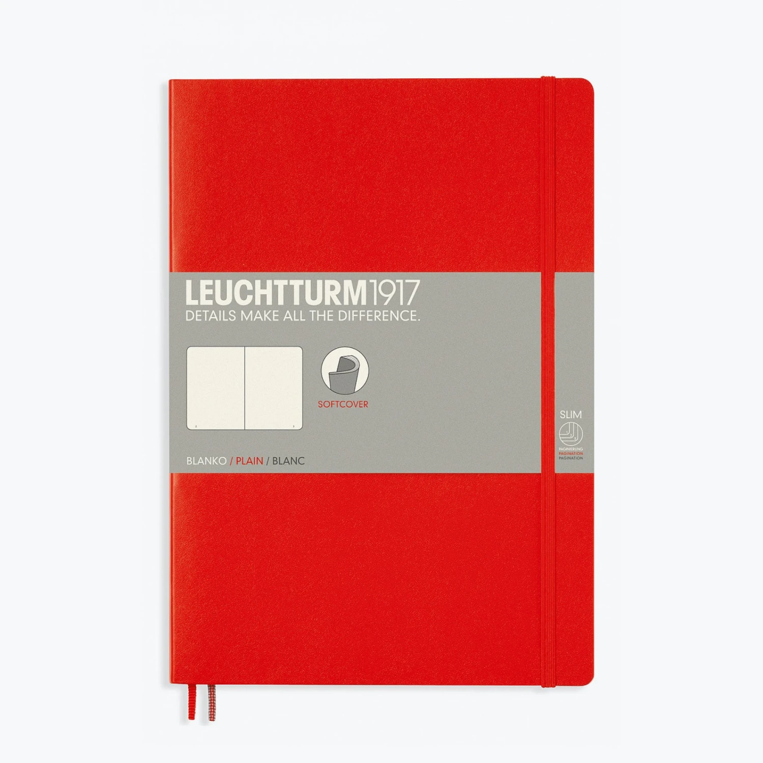 Leuchtturm 1917 Leuchtturm1917 - Notebook - Softcover - B5 - Red 5 Leuchtturm 1917 Leuchtturm1917 - Notebook - Softcover - B5 - Red