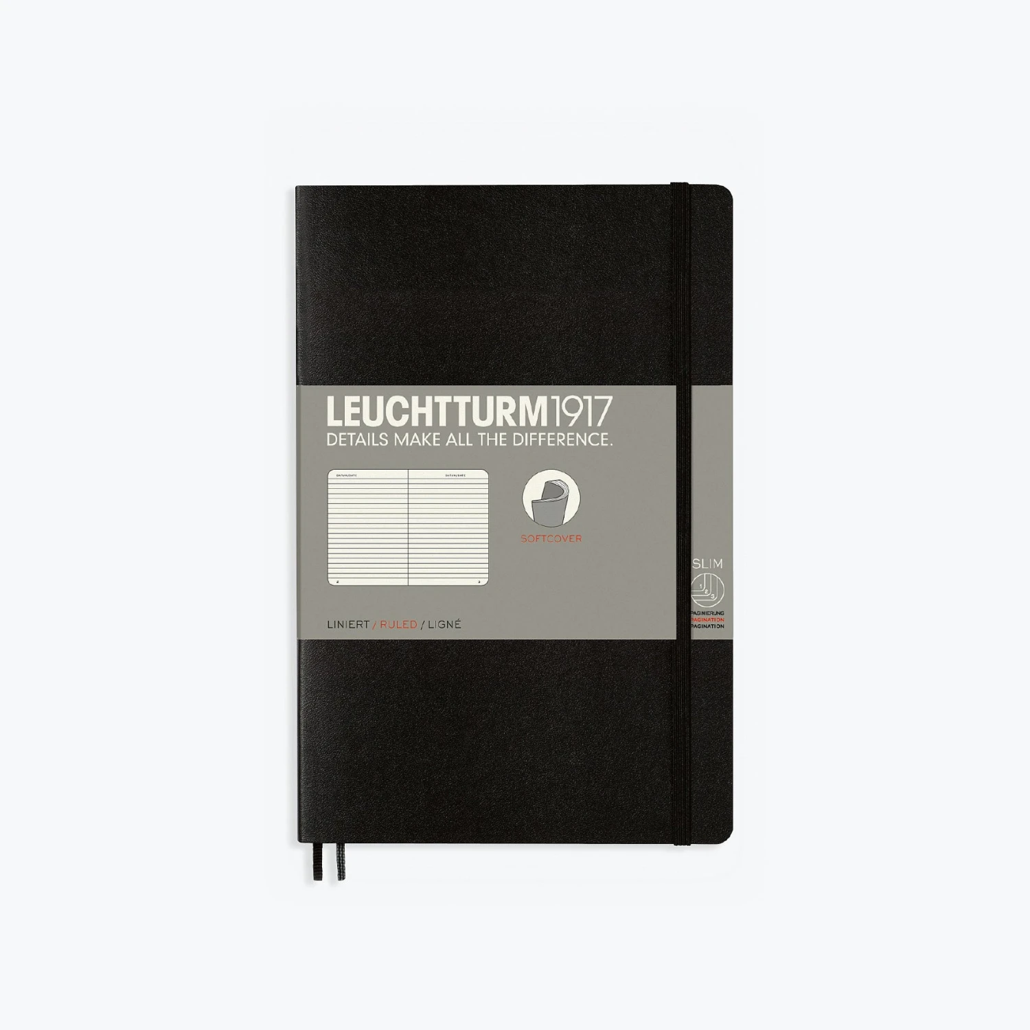 Leuchtturm 1917 Leuchtturm1917 - Notebook - Softcover - B6+ - Black 3 Leuchtturm 1917 Leuchtturm1917 - Notebook - Softcover - B6+ - Black