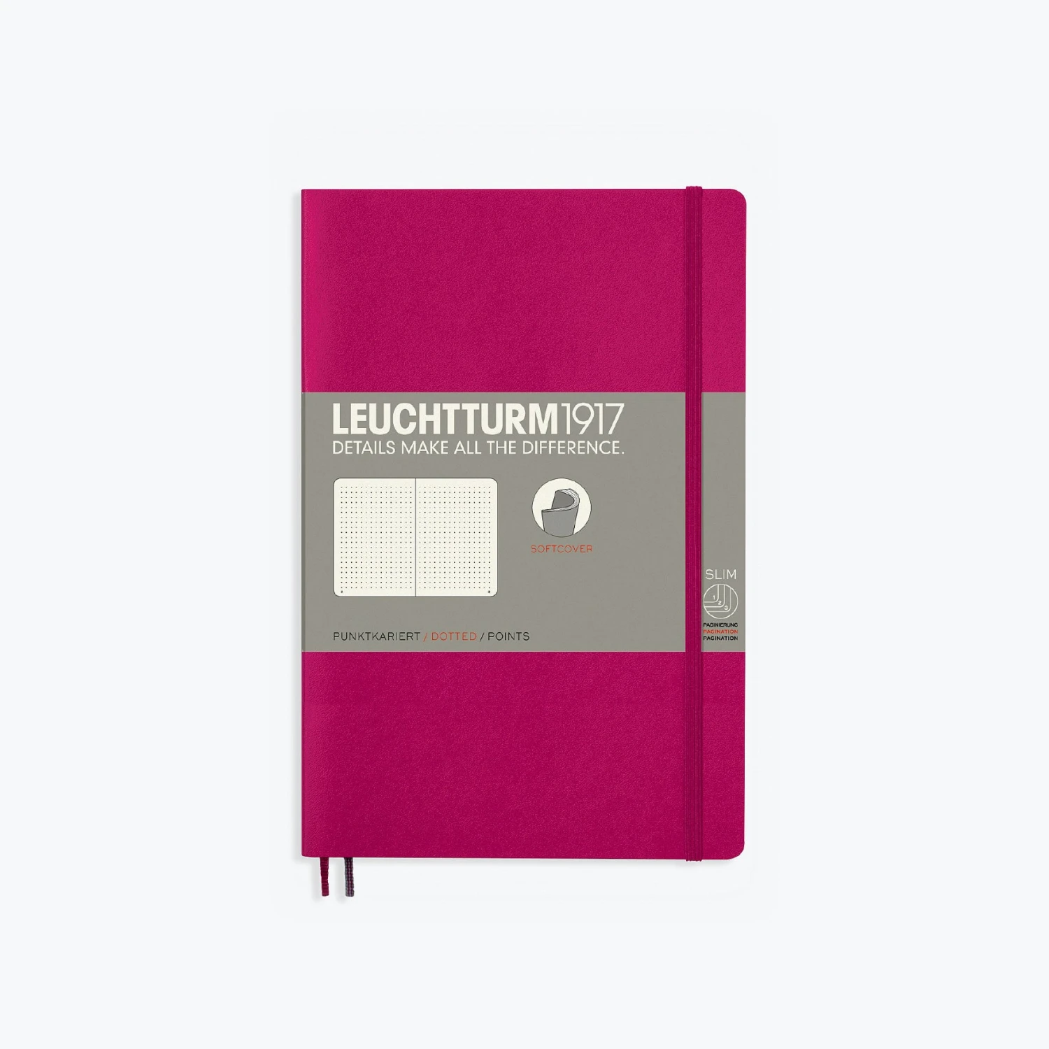 Leuchtturm 1917 Notebooks Leuchtturm1917 - Notebook - Softcover - B6+ - Berry 4 Leuchtturm 1917 Notebooks Leuchtturm1917 - Notebook - Softcover - B6+ - Berry