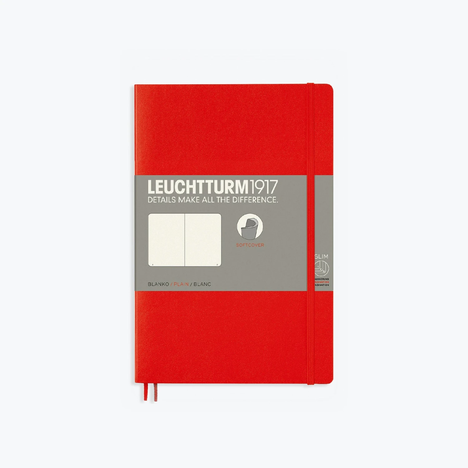 Leuchtturm 1917 Notebooks Leuchtturm1917 - Notebook - Softcover - B6+ - Red 5 Leuchtturm 1917 Notebooks Leuchtturm1917 - Notebook - Softcover - B6+ - Red
