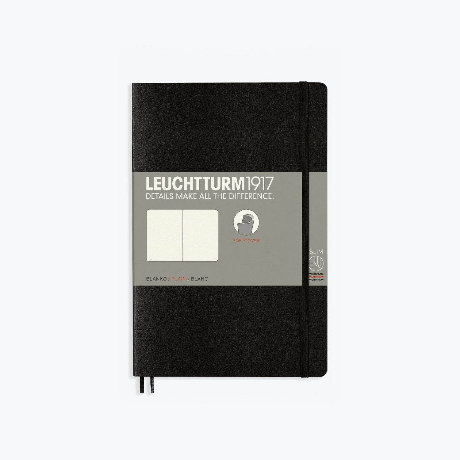 Leuchtturm 1917 Leuchtturm1917 - Notebook - Softcover - B6+ - Black 5 Leuchtturm 1917 Leuchtturm1917 - Notebook - Softcover - B6+ - Black