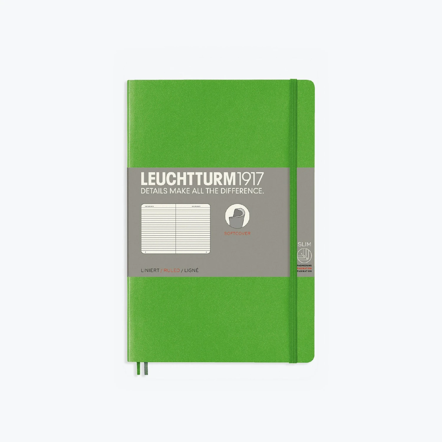 Leuchtturm 1917 Leuchtturm1917 - Notebook - Softcover - B6+ - Fresh Green 3 Leuchtturm 1917 Leuchtturm1917 - Notebook - Softcover - B6+ - Fresh Green
