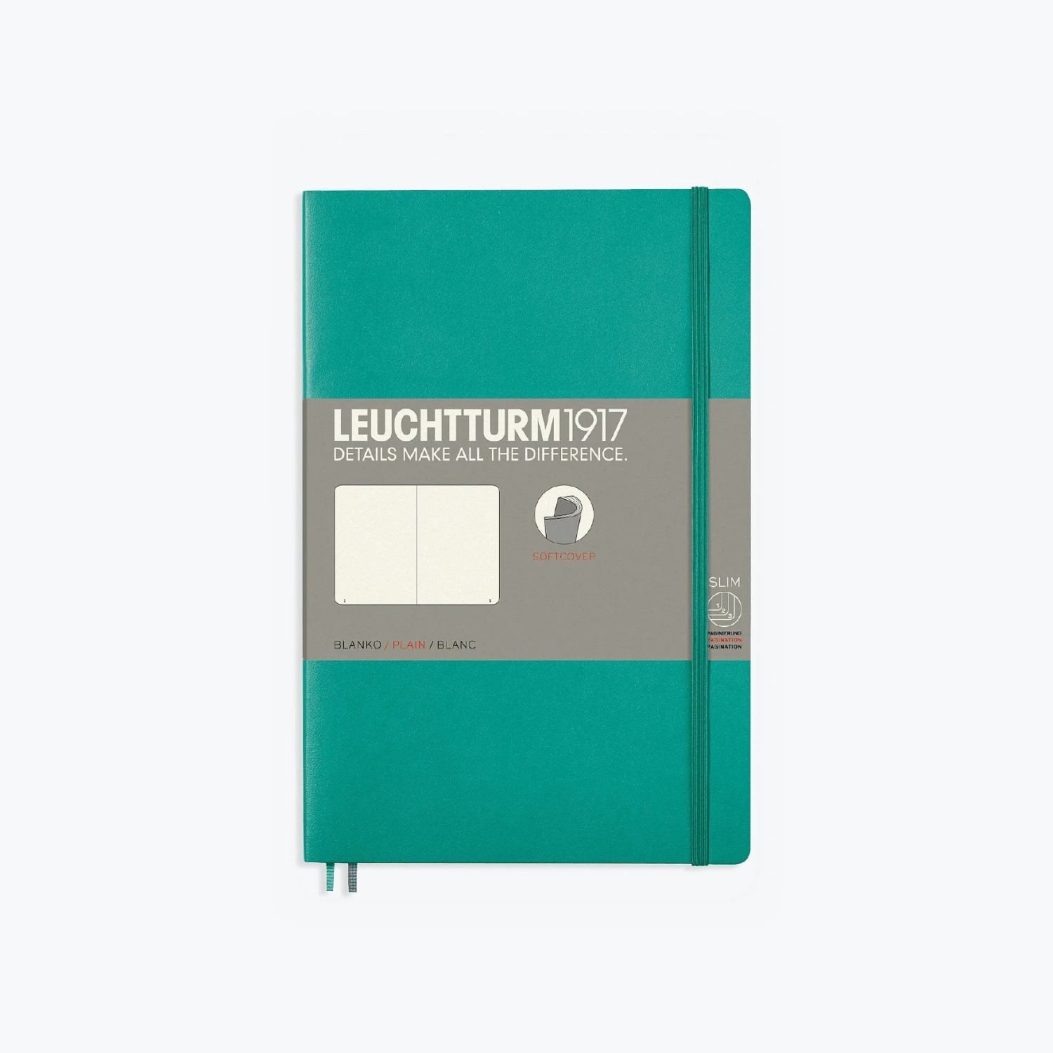Leuchtturm 1917 Leuchtturm1917 - Notebook - Softcover - B6+ - Emerald Notebooks 5 Leuchtturm 1917 Leuchtturm1917 - Notebook - Softcover - B6+ - Emerald Notebooks