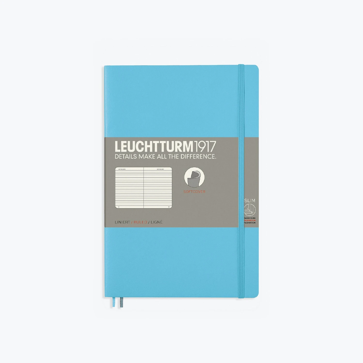 Leuchtturm 1917 Leuchtturm1917 - Notebook - Softcover - B6+ - Ice Blue 3 Leuchtturm 1917 Leuchtturm1917 - Notebook - Softcover - B6+ - Ice Blue