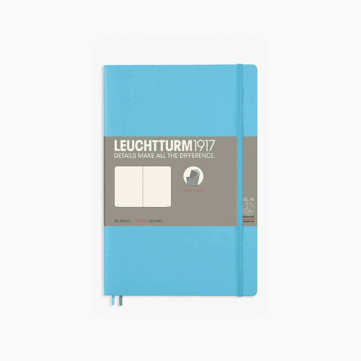 Leuchtturm 1917 Leuchtturm1917 - Notebook - Softcover - B6+ - Ice Blue 5 Leuchtturm 1917 Leuchtturm1917 - Notebook - Softcover - B6+ - Ice Blue