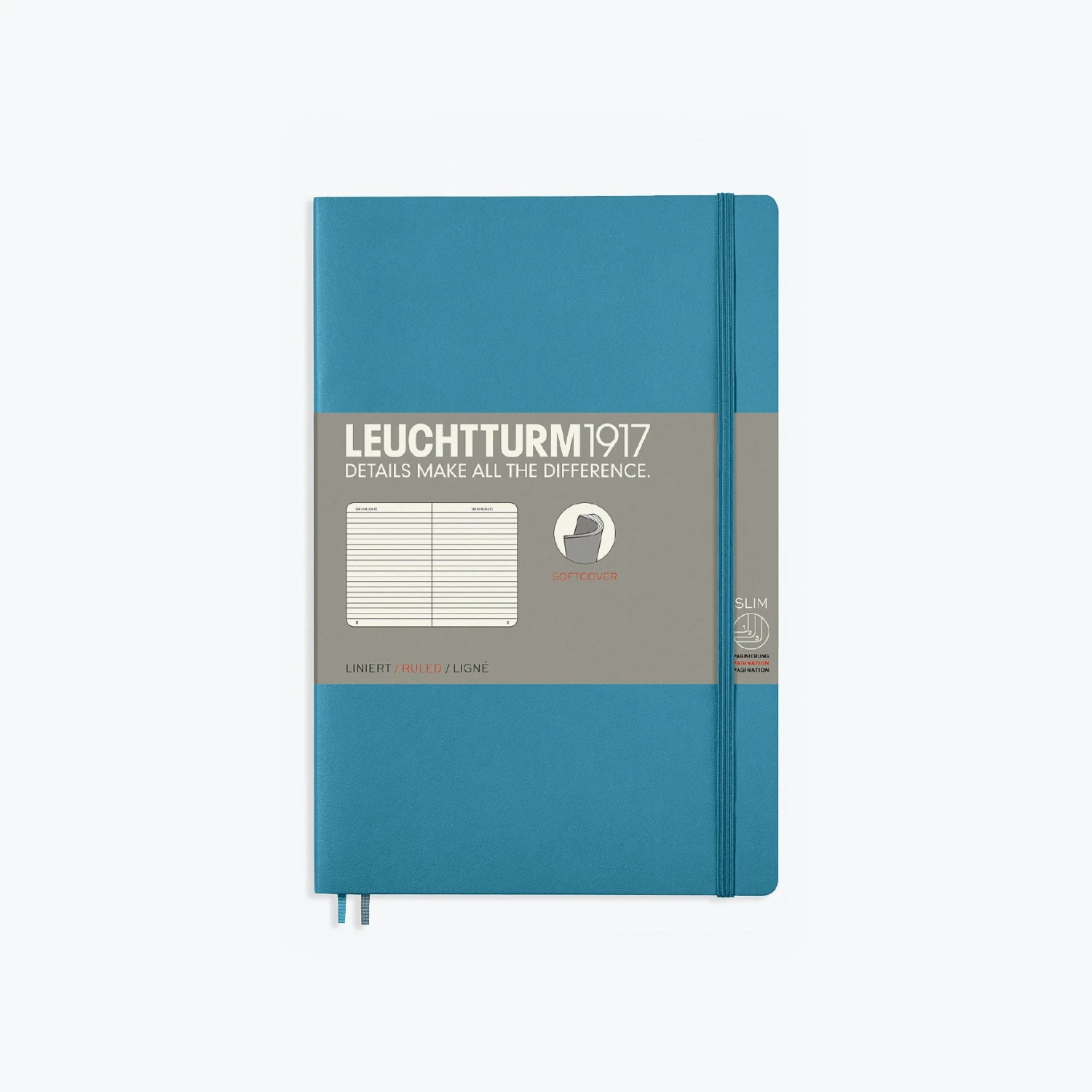 Leuchtturm 1917 Leuchtturm1917 - Notebook - Softcover - B6+ - Nordic Blue Notebooks 3 Leuchtturm 1917 Leuchtturm1917 - Notebook - Softcover - B6+ - Nordic Blue Notebooks