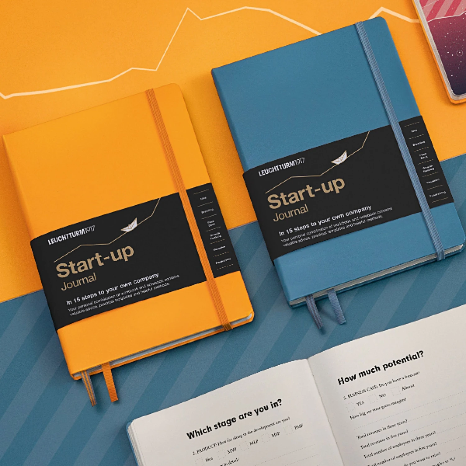 Leuchtturm 1917 Leuchtturm1917 - Notebook - Start-up Journal - A5 - Stone Blue 4 Leuchtturm 1917 Leuchtturm1917 - Notebook - Start-up Journal - A5 - Stone Blue