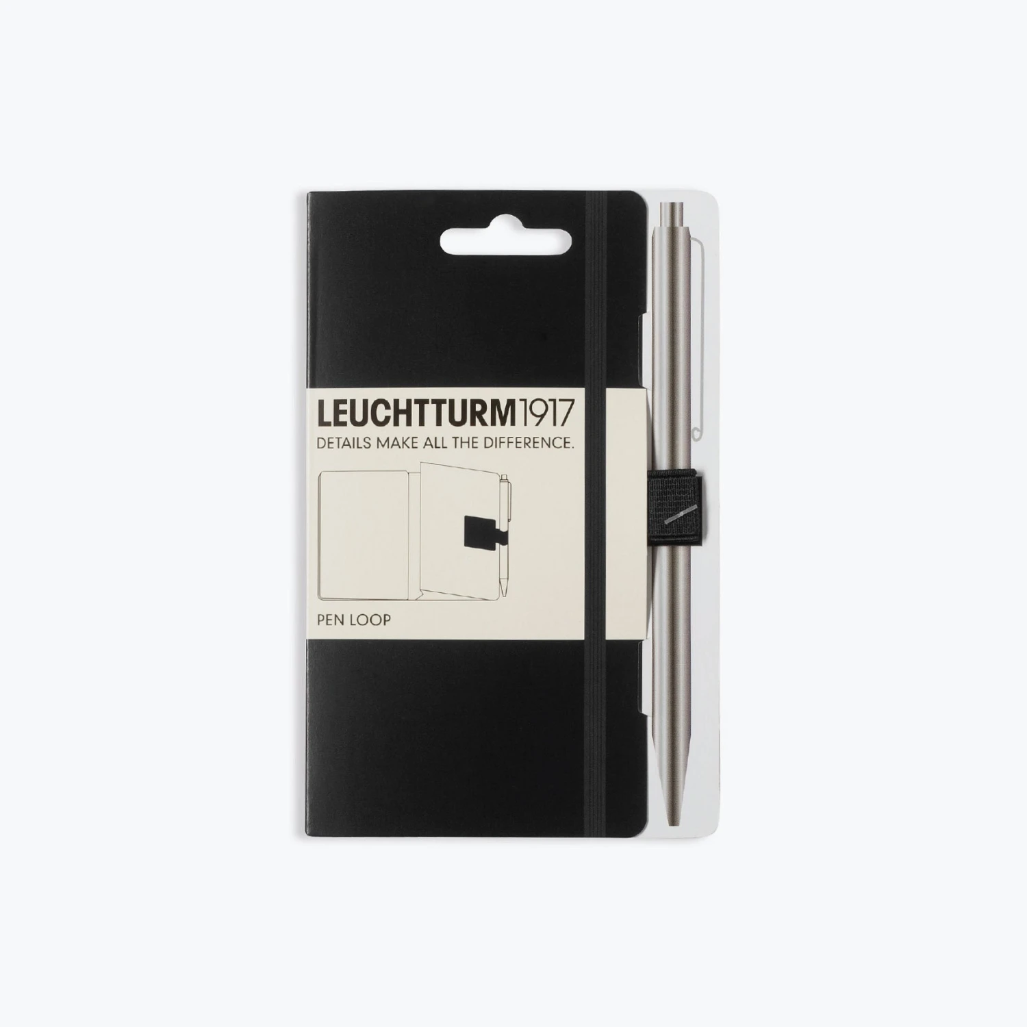 Leuchtturm 1917 Leuchtturm1917 - Pen Loop - Black Pen Loops & Straps 3 Leuchtturm 1917 Leuchtturm1917 - Pen Loop - Black Pen Loops & Straps