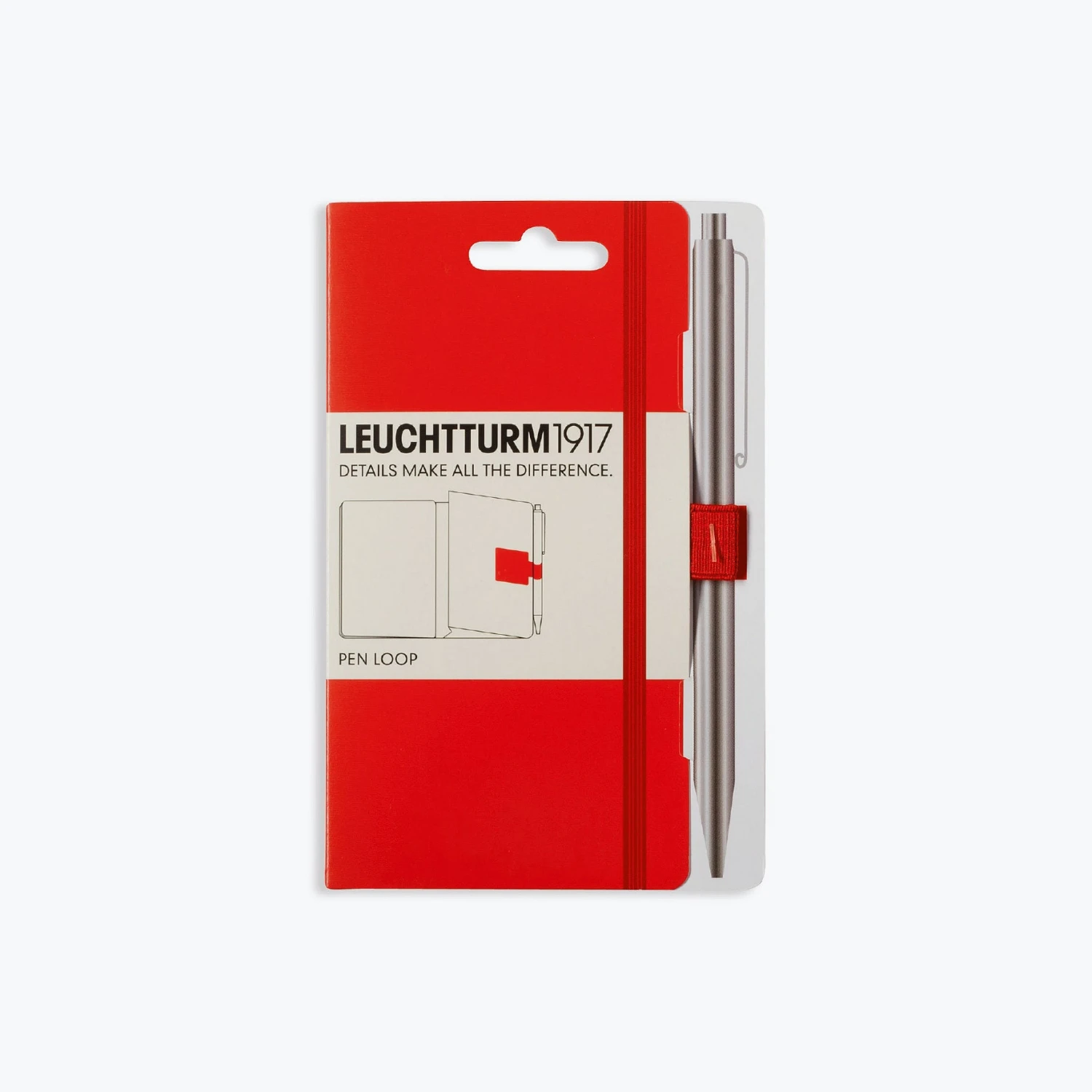 Leuchtturm 1917 Leuchtturm1917 - Pen Loop - Red Pen Loops & Straps 3 Leuchtturm 1917 Leuchtturm1917 - Pen Loop - Red Pen Loops & Straps