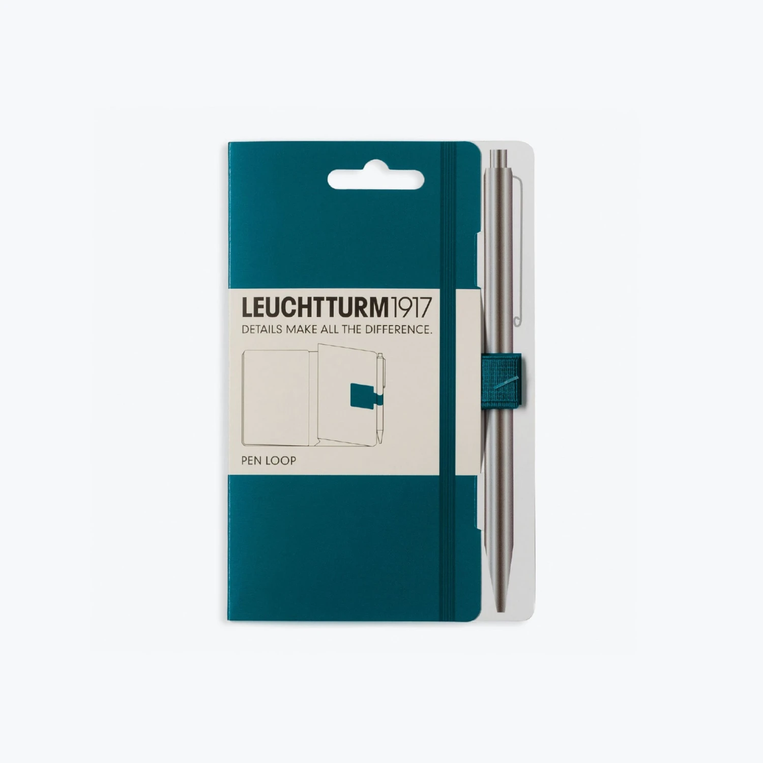 Leuchtturm 1917 Pen Loops & Straps Leuchtturm1917 - Pen Loop - Pacific Green 3 Leuchtturm 1917 Pen Loops & Straps Leuchtturm1917 - Pen Loop - Pacific Green