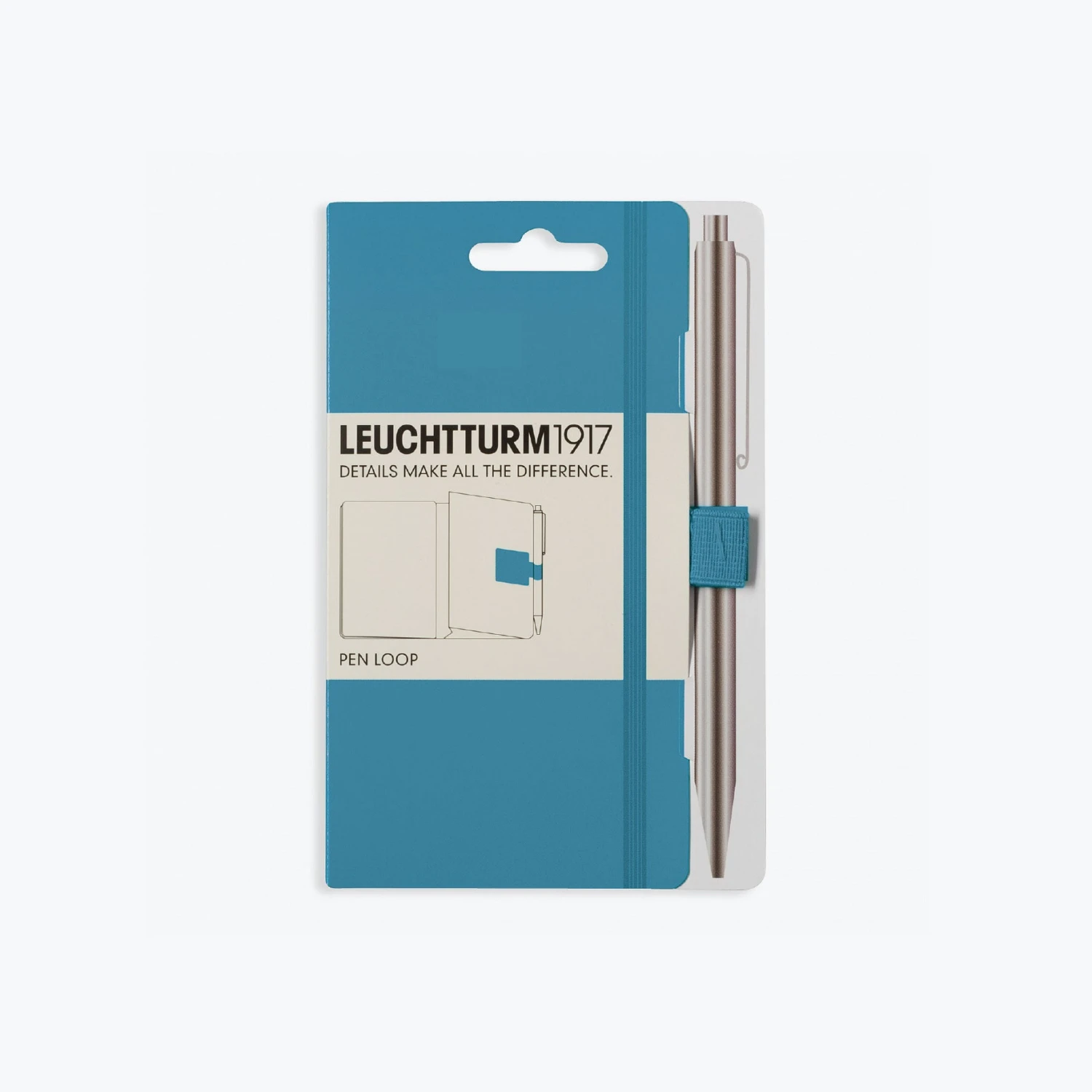 Leuchtturm 1917 Pen Loops & Straps Leuchtturm1917 - Pen Loop - Nordic Blue 3 Leuchtturm 1917 Pen Loops & Straps Leuchtturm1917 - Pen Loop - Nordic Blue