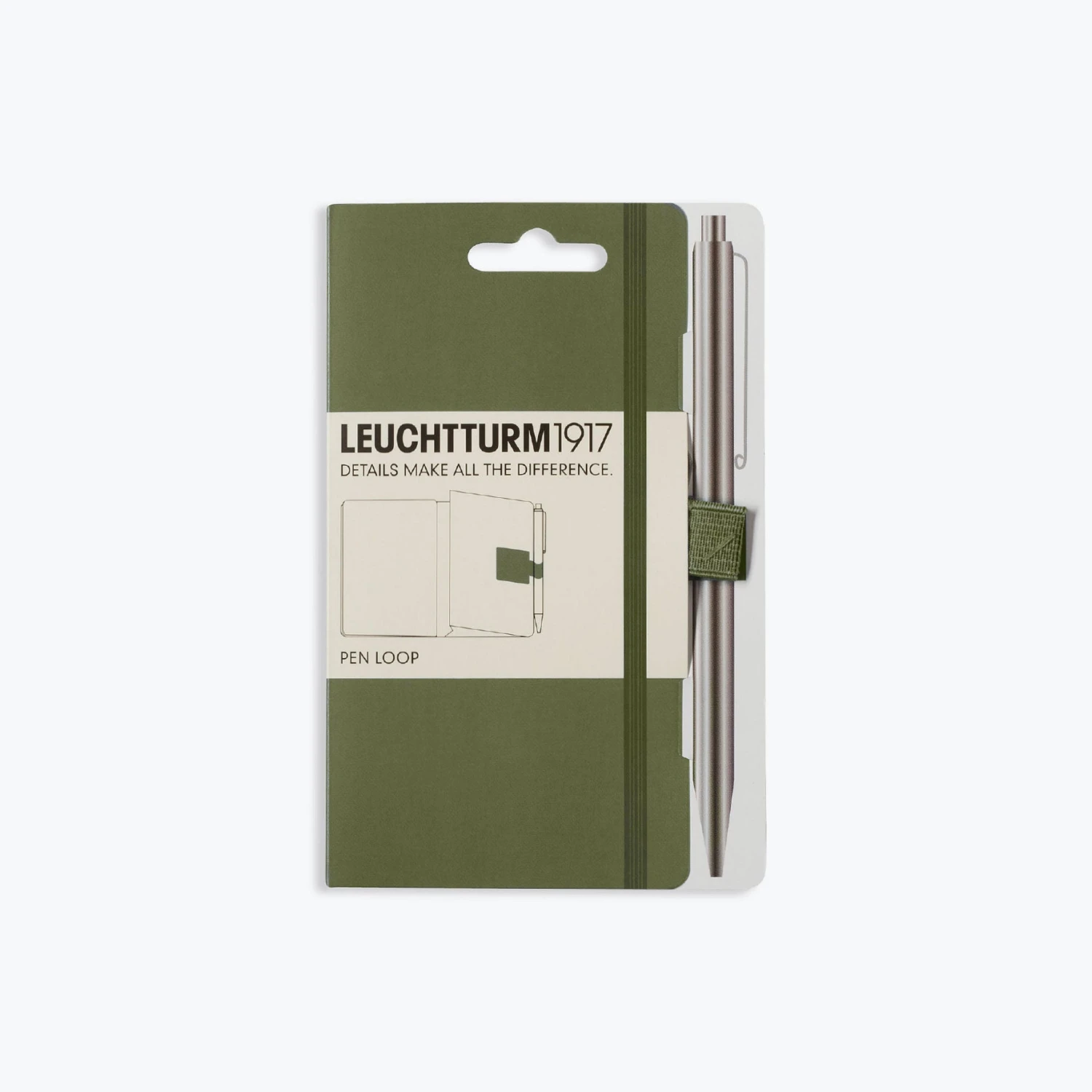 Leuchtturm 1917 Leuchtturm1917 - Pen Loop - Army 3 Leuchtturm 1917 Leuchtturm1917 - Pen Loop - Army