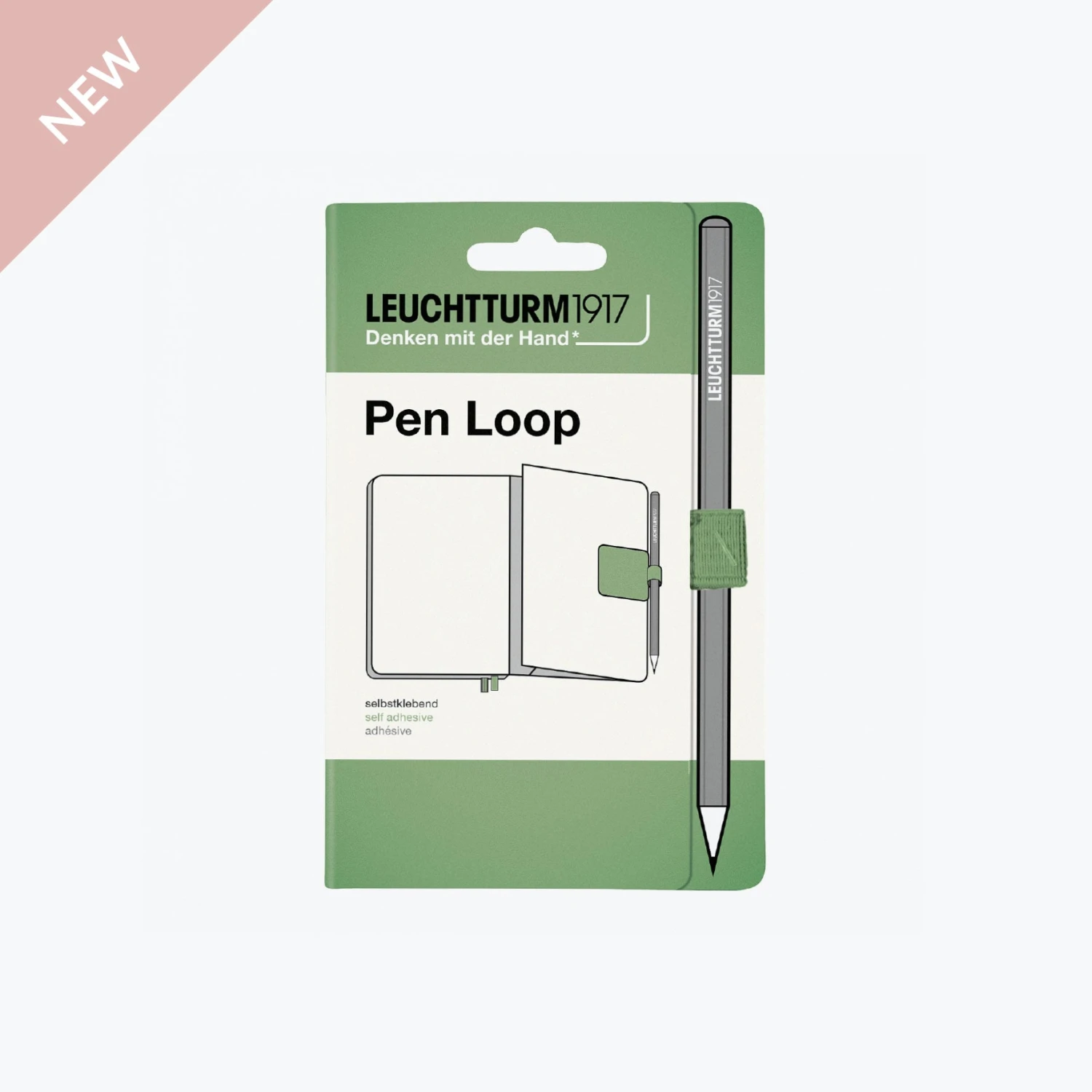 Leuchtturm 1917 Pen Loops & Straps Leuchtturm1917 - Pen Loop - Sage 3 Leuchtturm 1917 Pen Loops & Straps Leuchtturm1917 - Pen Loop - Sage
