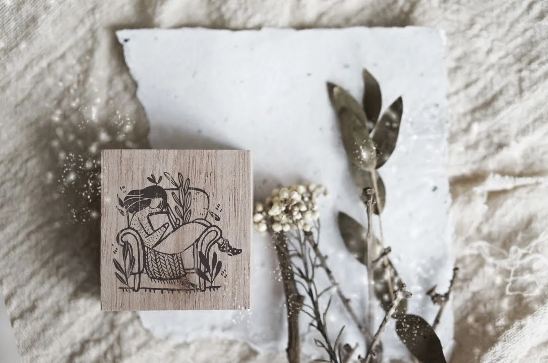 Black Milk Project - Stamp - Monochrome Girls (Reading) 3 Black Milk Project - Stamp - Monochrome Girls (Reading)