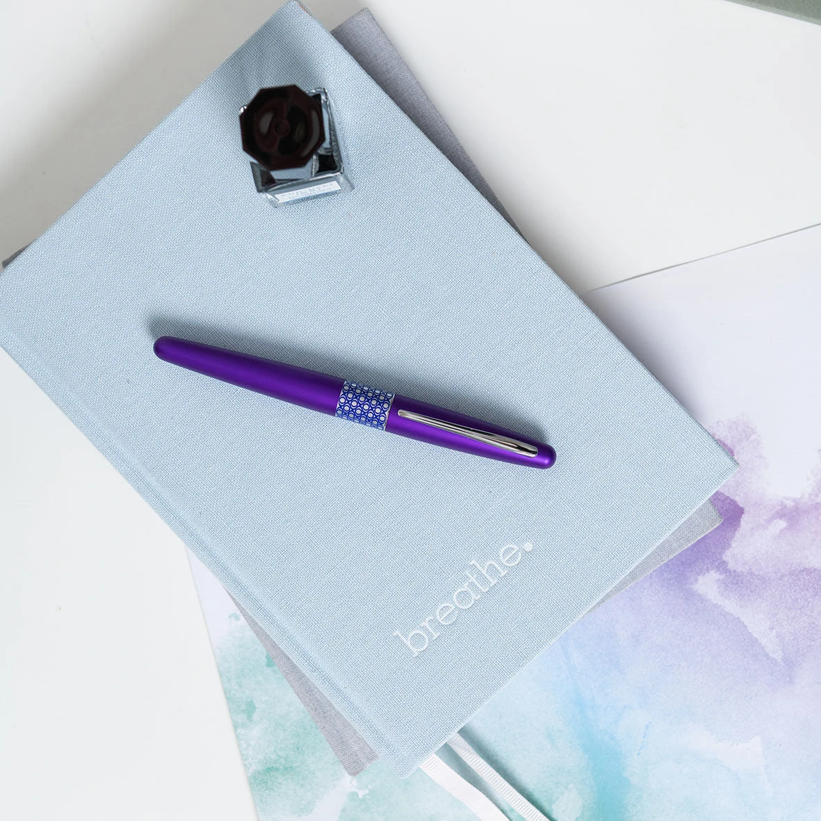 Fountain Pens Pilot - Fountain Pen - Metropolitan (MR3) - Violet (Ellipse) 4 Fountain Pens Pilot - Fountain Pen - Metropolitan (MR3) - Violet (Ellipse)