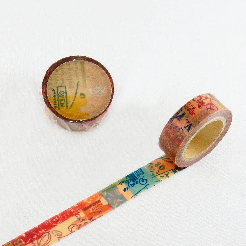 Round Top - Chamil Garden Design Washi Tape 6 Round Top - Chamil Garden Design Washi Tape
