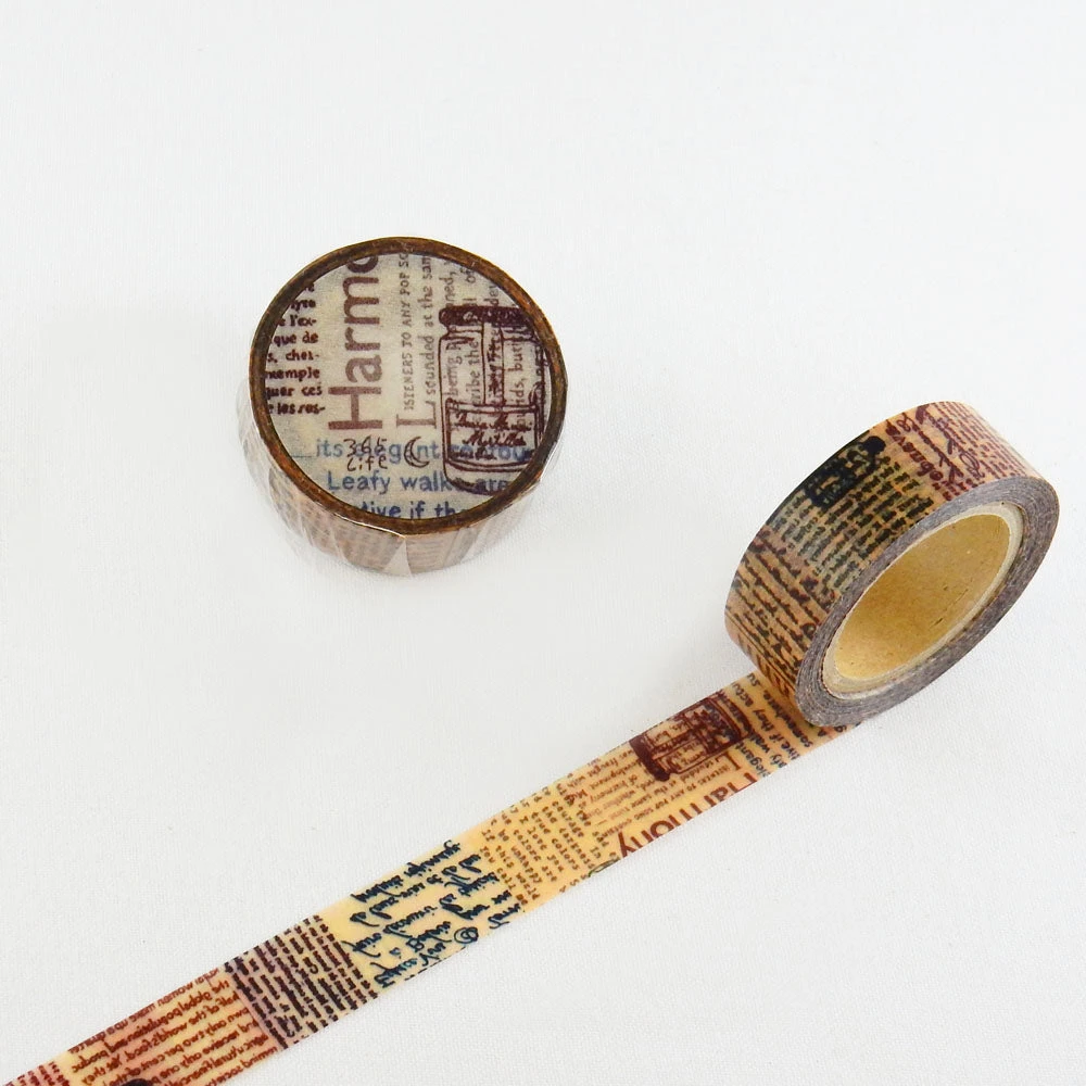 Round Top - Chamil Garden Design Washi Tape 8 Round Top - Chamil Garden Design Washi Tape