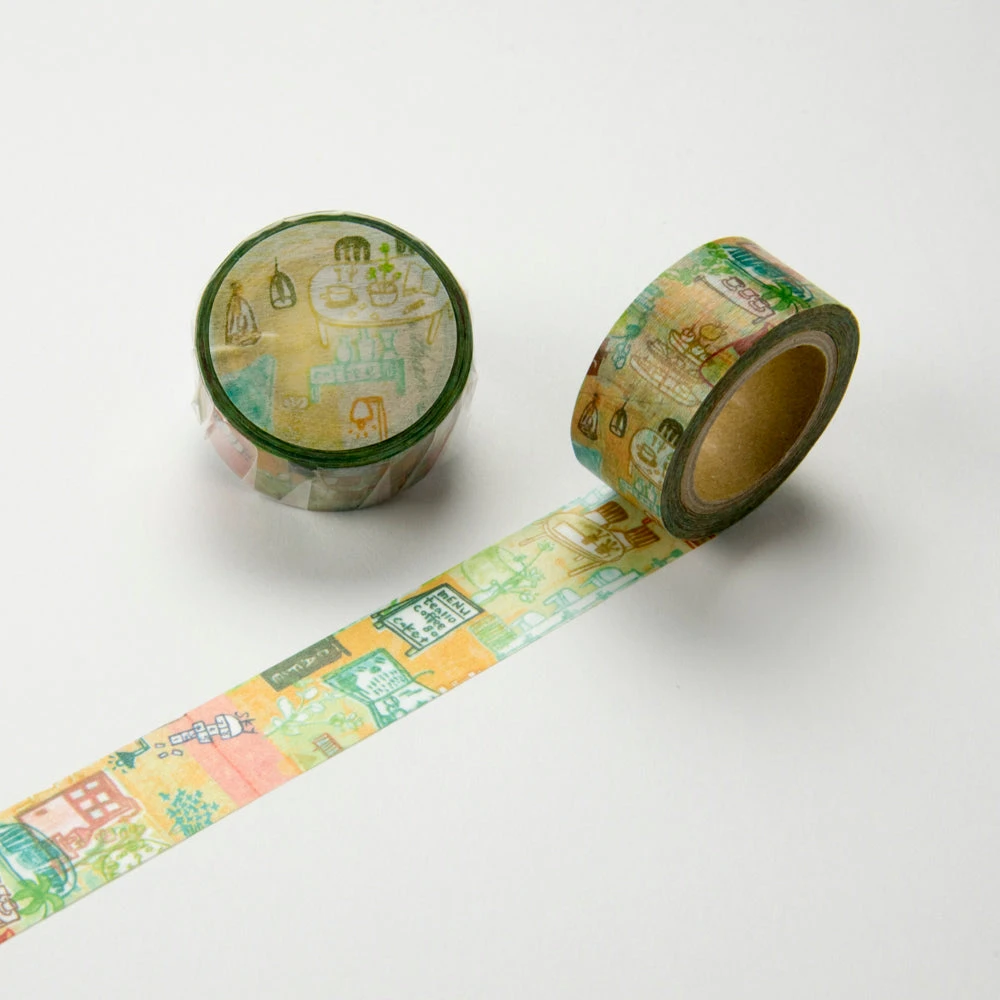 Round Top - Chamil Garden Design Washi Tape 16 Round Top - Chamil Garden Design Washi Tape