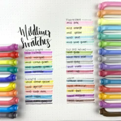 Zebra - Highlighter - Mildliner Double Sided - Warm Set Journaling Pens 9 Zebra - Highlighter - Mildliner Double Sided - Warm Set Journaling Pens