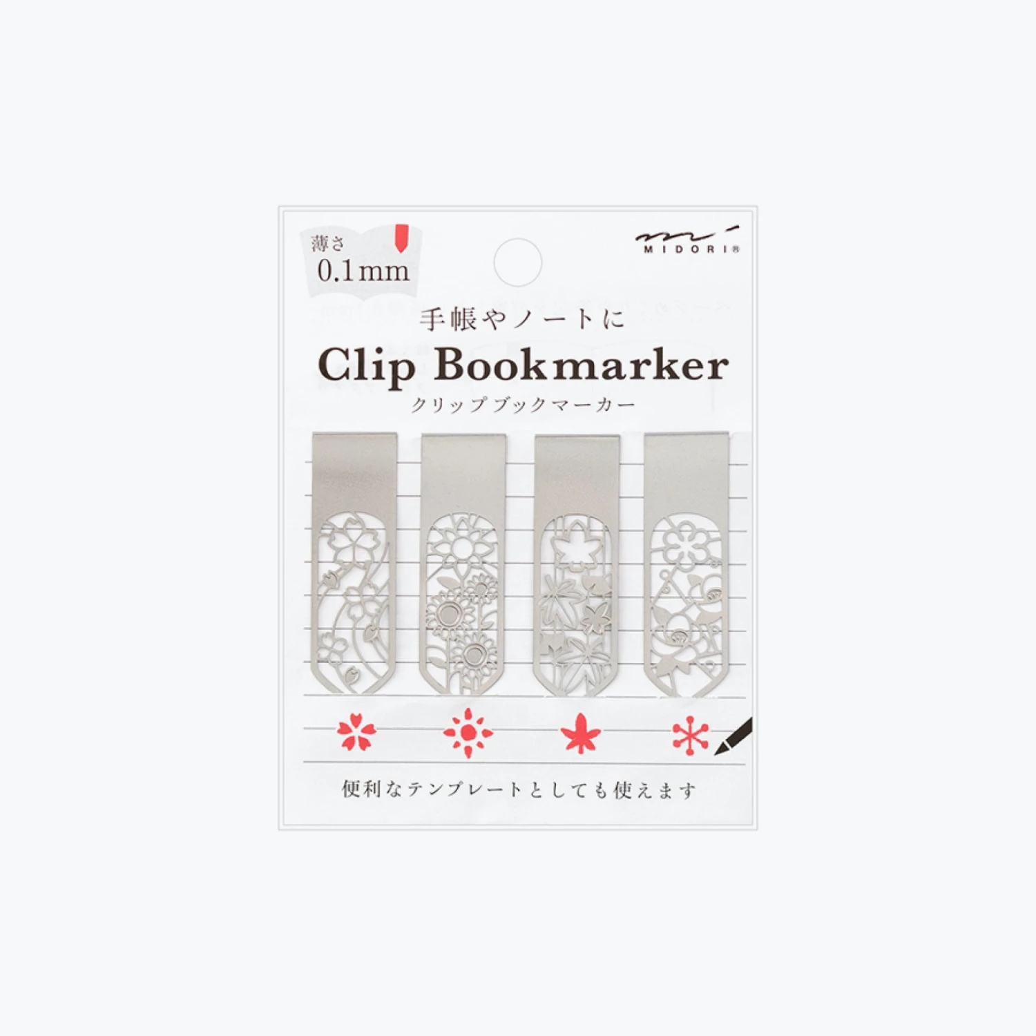 New Arrivals Midori - Clips - Bookmarker - Flowers 3 New Arrivals Midori - Clips - Bookmarker - Flowers