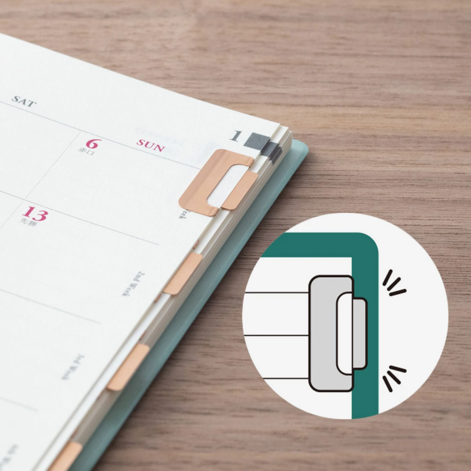 Midori - Clips - Index - Bronze 5 Midori - Clips - Index - Bronze