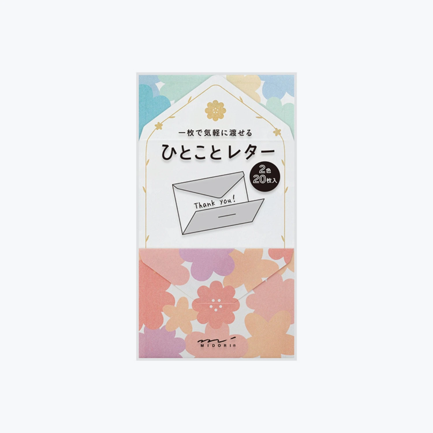 Midori JP Letter Sets Midori - Letter Set - Mini - Floral 3 Midori JP Letter Sets Midori - Letter Set - Mini - Floral