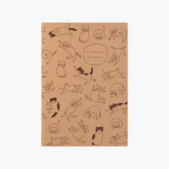 Midori JP Midori - Notebook - Cat Pattern - A5