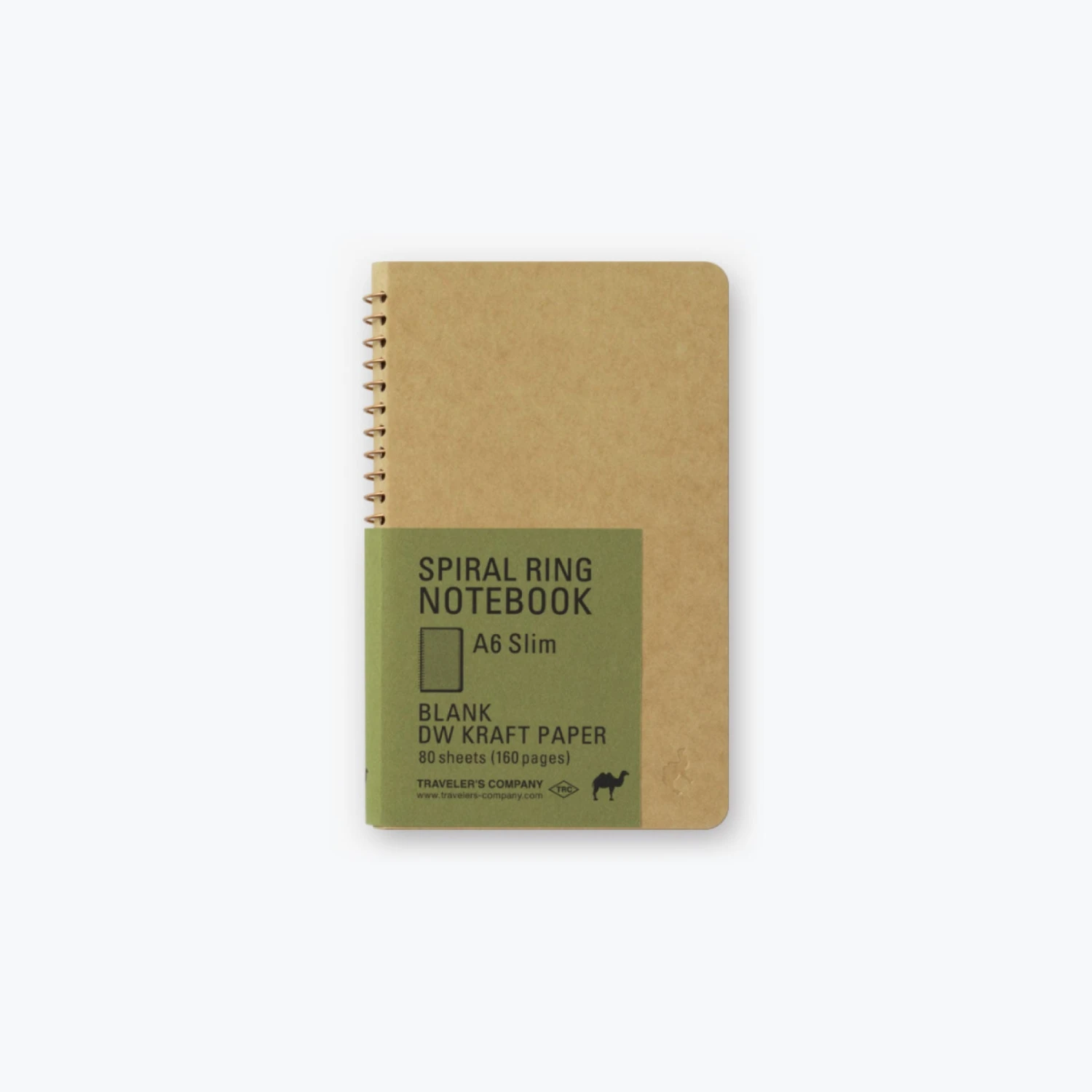 Midori - Notebook - Spiral Ring - A6 Slim - DW Kraft Paper 3 Midori - Notebook - Spiral Ring - A6 Slim - DW Kraft Paper