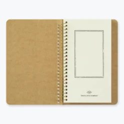Midori - Notebook - Spiral Ring - A6 Slim - Paper Pocket Notebooks