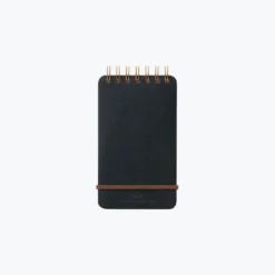 Midori - Notebook - Wire-O - A6 - Black Notebooks
