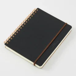 Notebooks Midori - Notebook - Wire-O - B6 - Black