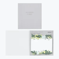 New Arrivals Midori - Notepad - Sticky Notes - Die-Cut - Leaves