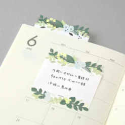 New Arrivals Midori - Notepad - Sticky Notes - Die-Cut - Leaves
