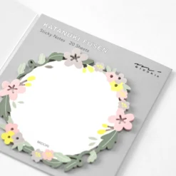 Midori - Notepad - Sticky Notes - Die-Cut - Wreath 10 Midori - Notepad - Sticky Notes - Die-Cut - Wreath