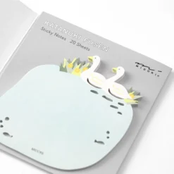 Midori - Notepad - Sticky Notes - Die-Cut - Swans New Arrivals 10 Midori - Notepad - Sticky Notes - Die-Cut - Swans New Arrivals