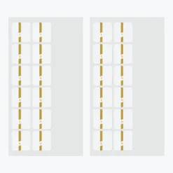 Midori JP Planner Stickers Midori - Planner Sticker - Index Labels - Numbers - Gold