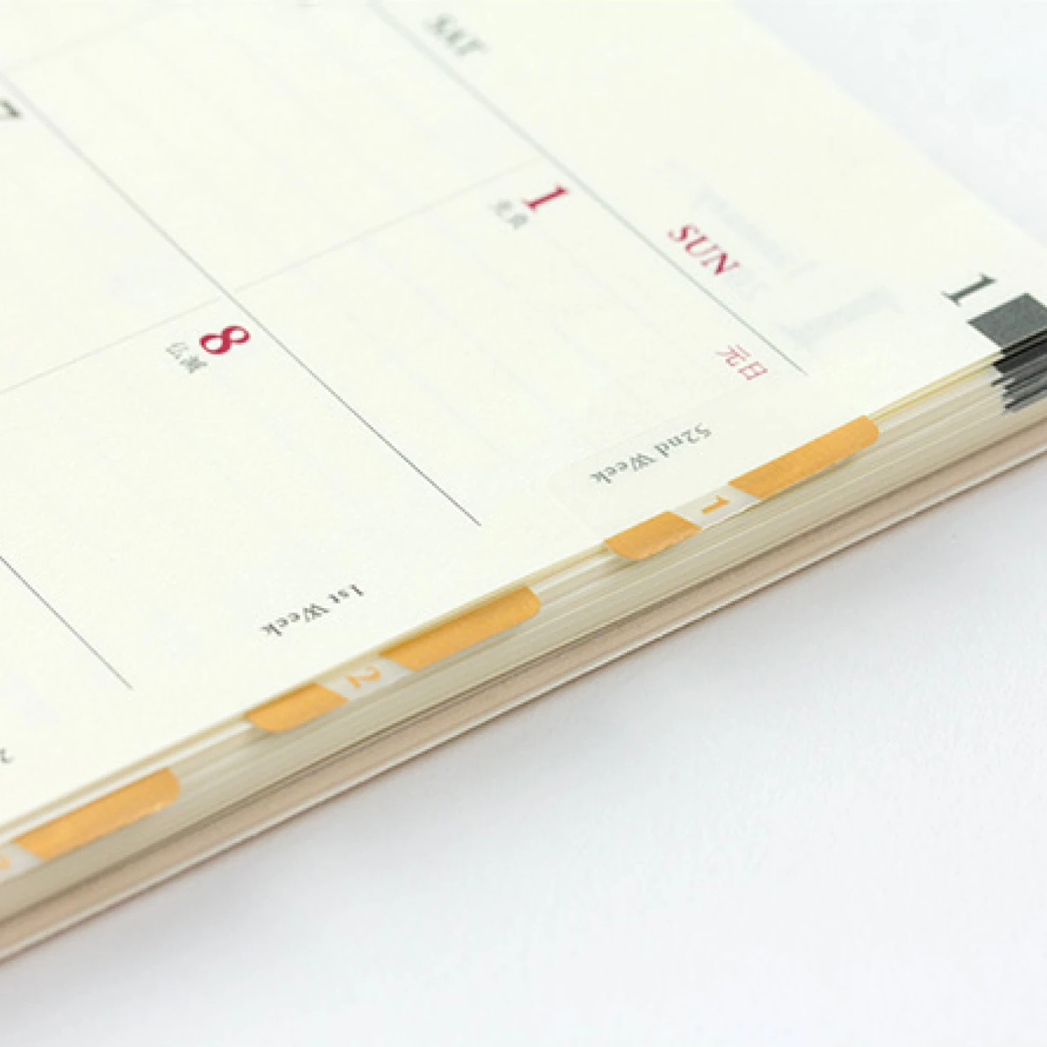 Midori JP Planner Stickers Midori - Planner Sticker - Index Labels - Numbers - Gold 5 Midori JP Planner Stickers Midori - Planner Sticker - Index Labels - Numbers - Gold