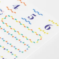 Midori JP Midori - Planner Sticker - Seal Collection - Border Colour Planner Stickers