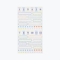 Midori JP Midori - Planner Sticker - Seal Collection - Border Colour Planner Stickers 8 Midori JP Midori - Planner Sticker - Seal Collection - Border Colour Planner Stickers